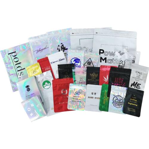 Customized Bags Customized with own logo Customized logo printing Customized logo pouch hot stamping printed aluminum foil Bags