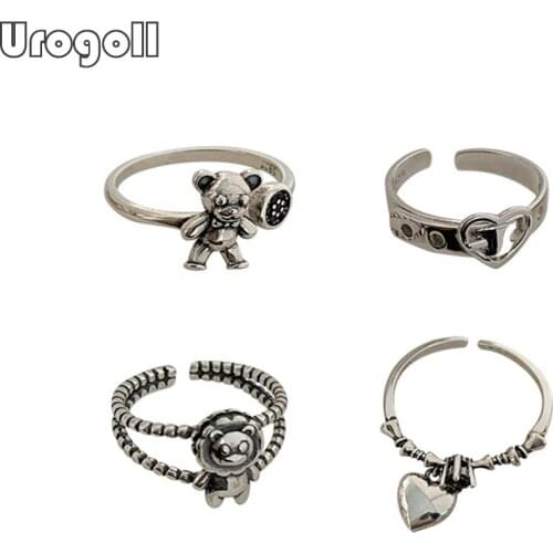 Fine Jewelry Ring Genuine 925 Sterling Silver Trendy Rings For Women Girl Anniversary Party Silver 925 Jewelry Gifts