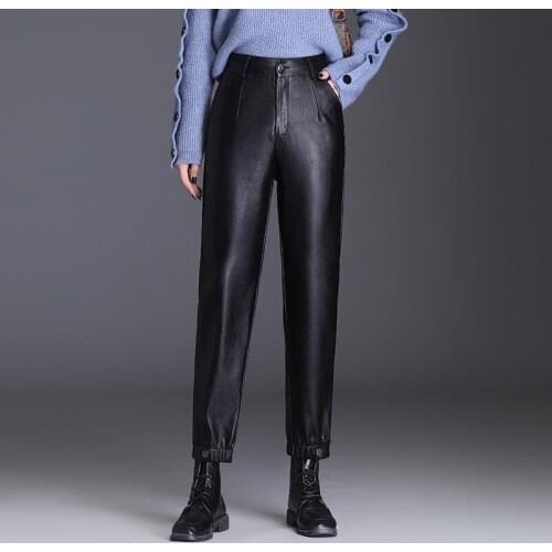 KUANGNAN Women's Trousers Harem Pants