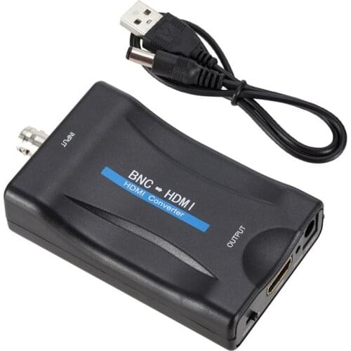 BNC To HDMI-compatible Converter Display HD 1080P/720P Video Adapter Surveillance Monitor