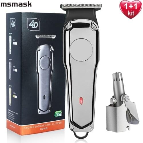 Hair Trimmer For Men Professional Electric Hair Clippers Beard Trimmer Barber Shop Hair Cutting Machine Rechargeable Men Shaver