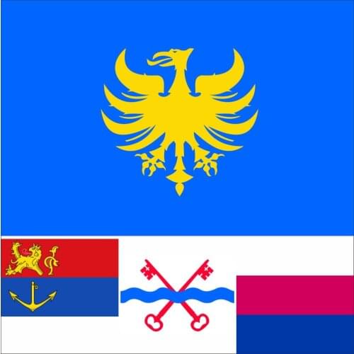 Netherlands Heerlen Vlag Flag City Banner 3X5FT 100D Polyester Double Stitched High Quality 90X150CM