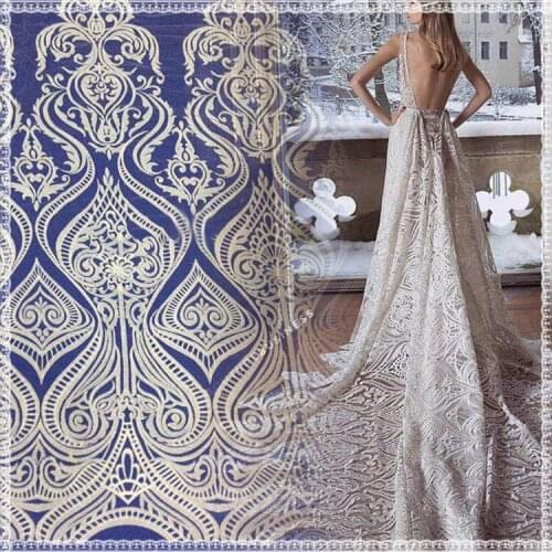 Latest French net African tulle mesh lace fabric high quality African lace fabric 10yards