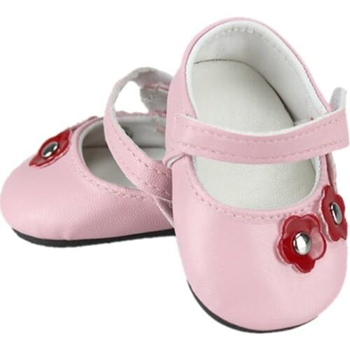 Flower shoes Wear Fit 17 inch 43cm Doll Born Baby Doll Accessories For Baby Birthday Festival Gift