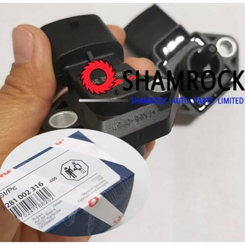 Intake Air Manifold Pressure Map Sensor OEM 0281002316/82017873/4893924/1698686 Ddaf LF XF CF Fford F-250 RRENAULT TRUCK Ivveco