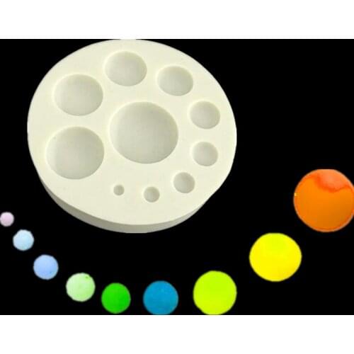 Semicircular silicone mold chinese cake mold DIY chocolate mold cake decoration accessories kitchen tools KLM