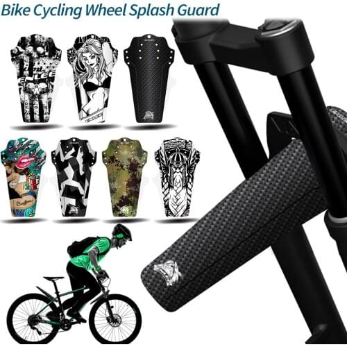 Durable Bicycle Mudguard Front Rear Mudguard MTB Mountain Bike Bicycle Fender with 4 Fixing Strap Bicycle Accessories