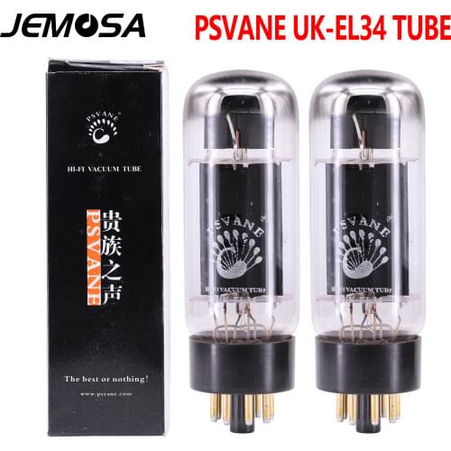 PSVANE EL34 Vacuum Tube UK-EL34 Replace EL34B EL34C 6CA7 6CA7-Z 6CA7-T WE6CA7 Electron Tube HIFI Audio Vacuum Tube Amplifier