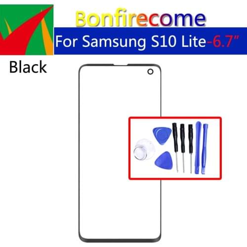 TouchScreen For Samsung Galaxy S10 Lite Touch Screen LCD Touch Screen Front Outer Glass Lens Replacement