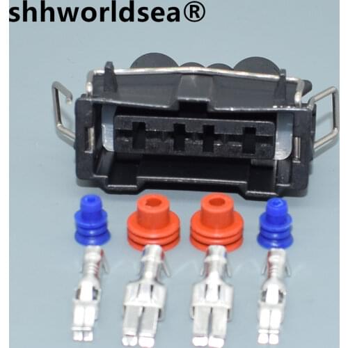 Shhworldsea 4pin auto elecric waterproof housing plug 357 906 231 wiring cable plug connector 357906231