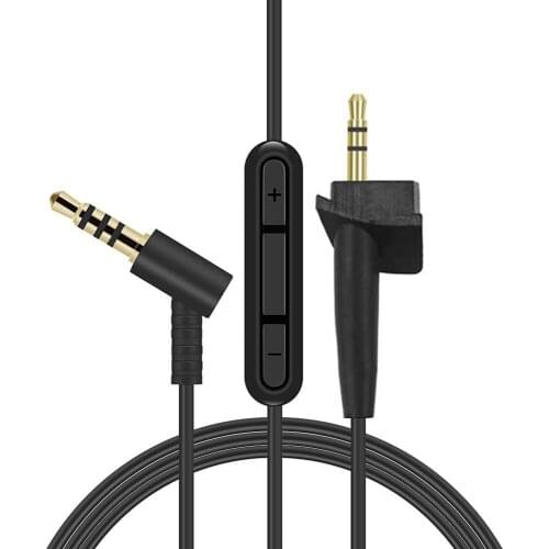 Replacement Stereo Audio Cable Extension Music Cord Wire for Bose AE2 AE2i AE2w Around Ear Headphones With Microphone Remote
