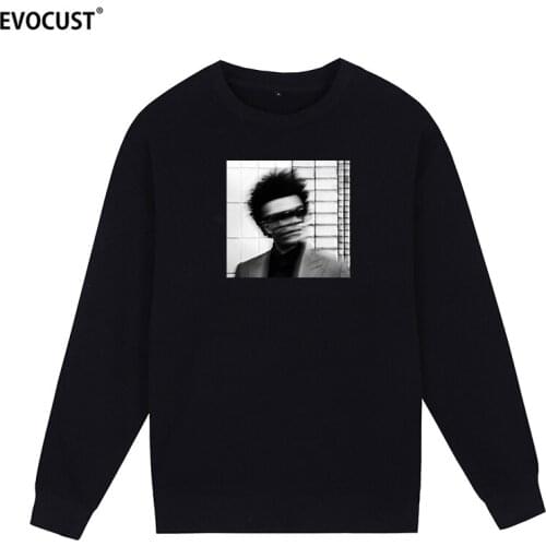 The Weeknd 90s Vintage Retro Graphic Unisex Black Sweatshirts Hoodies men women unisex Combed Cotton