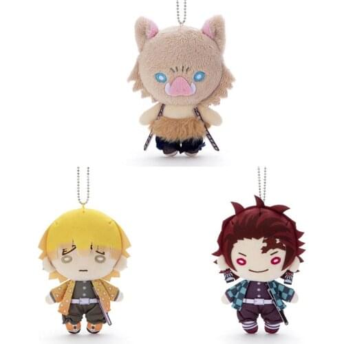 12cm high quality Japanese original anime figure Demon Slayer Anime Plush Toy Stuffed Toy