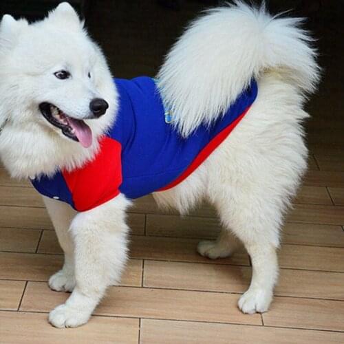 Winter Clothes For Big Dogs Samoyed Dog Sweatshirt Labrador Sweather Clothes Dog Cotton Warm Hoodie Golden Retriever HUSKY
