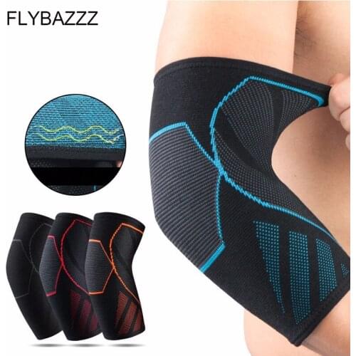 1PC Unisex Non-slip Elbow Support Workout Pads Arm Protector Compression Sleeve Elbow Brace Tennis Breathable Outdoor Volleyball