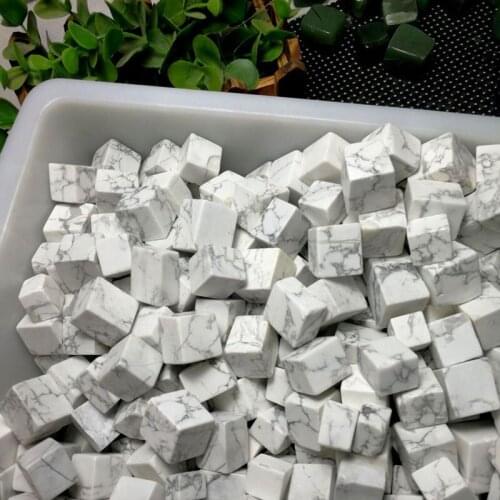 100g Natural White Turquoise block Rock Rough Stone Nugget Healing Gravel Planting Pot Aquarium Fish Tank Decor