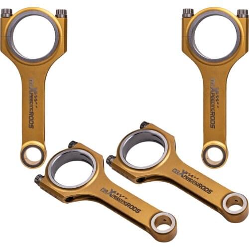 4pcs Titanizing Connecting Rods Conrods Fit for VW 1.4T EA211 Engine w/ ARP 2000 for VW Jetta mk4 mk3 1.4 TSI Engine Rod Part