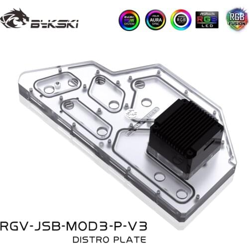 Bykski Acrylic Board Water for JONSBO MOD3 Computer case PC Cooling Cooler A-RGB / RGB Light strip