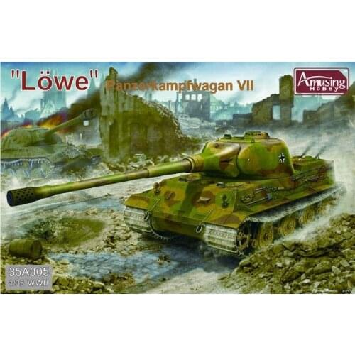 Amusing Hobby 35A005 1/35 Panzerkampfwagan VII "Lowe"Model Kit