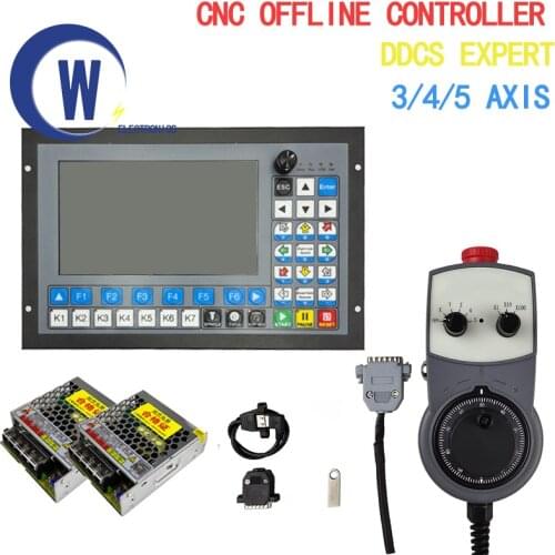 DDCS-EXPERT 3/4/5 Axis CNC Standalone Offline Controller Support Close-loop Stepper/ATC Controller Replace DDCSV3.1