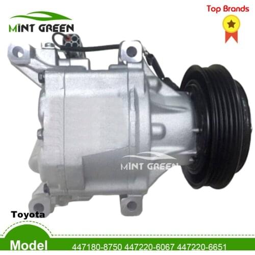 For Toyota Yaris Echo Mazda Miata ac compressor 447260-7810 447180-8750 447220-6067 447220-6651 447220-6871 447260-7300