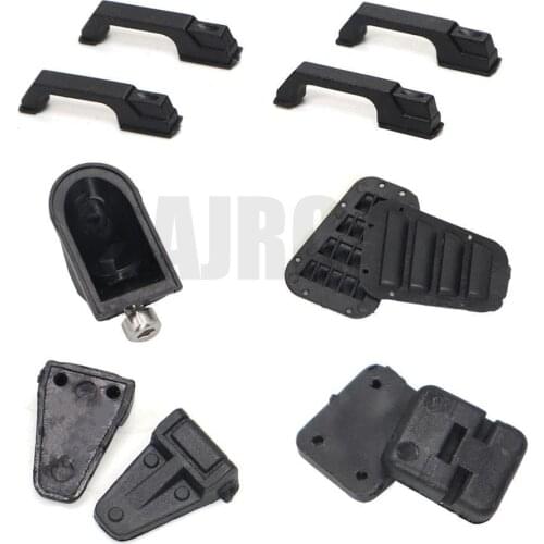 Abs Plastic Door Hinge/door Handle/engine Hinge/fuel Tank Port/air Inlet Suitable For 1/10 Rc Car Parts Traxxas Trx4 Axial Scx10