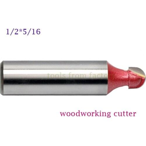 1pc 1/2*5/16 Woodworking cutter CNC engraving tools round bottom cutter opened circular arc slotted cutter 1/2 Shank