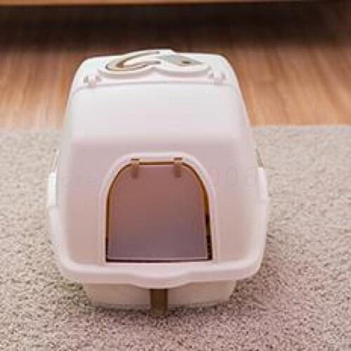 Cat Sand Pot Fully Sealed Extra Large Cat Toilet Splash-proof Deodorizing Closed Bentonite Tofu Sand Scraper