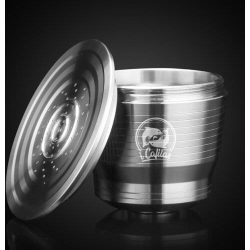 Strong Compatibility Reusable Coffee Capsule Powder Stainless Steel Filters Espresso Cup Inissia Pixie Coffee Maker Machine