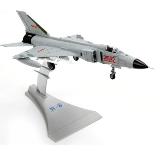 1/72 Scale China Airforce J 8 J8 Combat Fighter Air Force Aircraft Plane Model Diecast & Toy for Collection Gift Souvenir Show