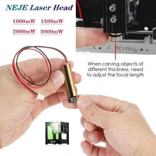 2021 NEJE Laser Head Module1000mW/1500mW/2000mW/3000mw Replacement Kit for DK-8-KZ DK-BL Laser Engraver Engraving Wood/Leather