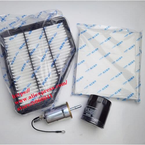 4PCS Filter sets for CHANGAN CS75 1.5T 2.0L 1.8T air filter+Oil filter+Fuel filter+Air conditioning filter