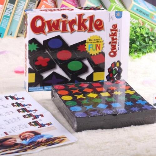 New Educational Educational Toys Qwirkle Wooden Chess Parent-child Interactive Game Toys Children And Adult Toys