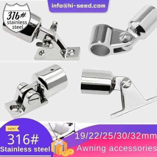Ordinary single top silk slip cap multi-specification top cap stainless steel 316 yacht RV awning accessories precision casting