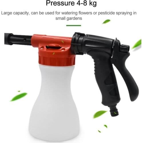 High Pressure Soap Foamer Car Washing Snow Foam Gun Sprayer Kettle Washer Water Gun Bottle Sprayer For Garden Window Cleaning