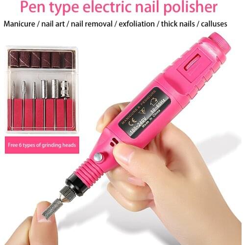 Professional Electric Nail Drill Machine Nail Polishing Manicure Machine Pedicure Drill Set Nail File Nail Drill Equipment Tools