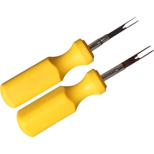 2pcs 2mm 3mm Car Repair Professional Wiring Connector Pin Extractor Terminal Removal Tool Crimp Electrical Disassemble Durable