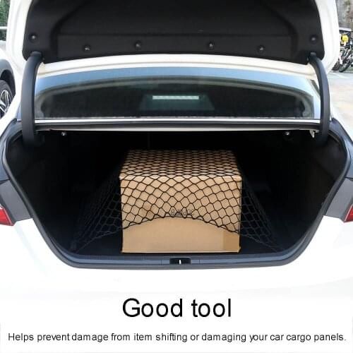 Car Boot Cargo Net Net Bag Car Styling Luggage Holder Pocket Sticker Trunk Organizer Cargo Net Car Accessories Auto Parts