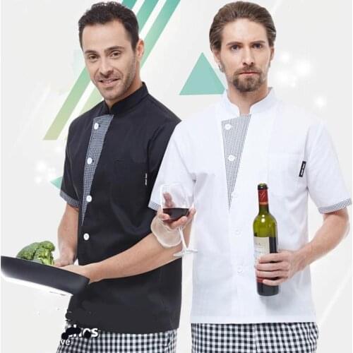 Chef Whites Uniforms Unique Hotel Restaurant Kitchen Cook Jackets For Men and Women Wholesales Le Chef Clothing Free Shipping
