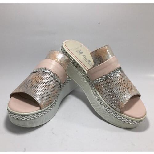 Womens Slippers Spring and Summer Fashion Orthopedic Flip Flops Lightweight Comfy Sandals Real Genuine Leather Platform Shoes