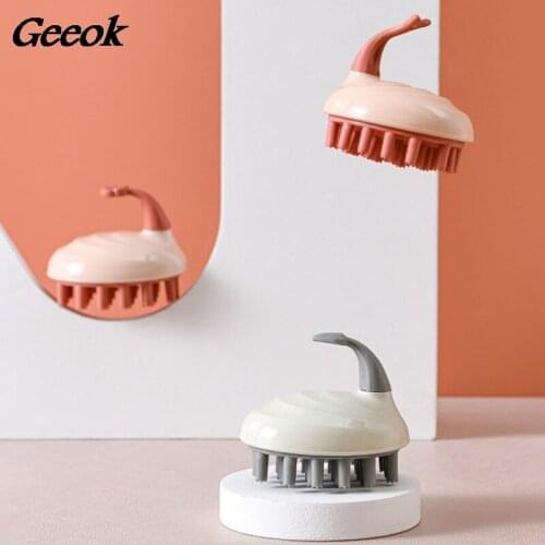 Silicone Shampoo Scalp Hair Massager Shampoo Massage Comb Bath Massage Brush Scalp Massager Hair Shower Brush Comb Care Tool