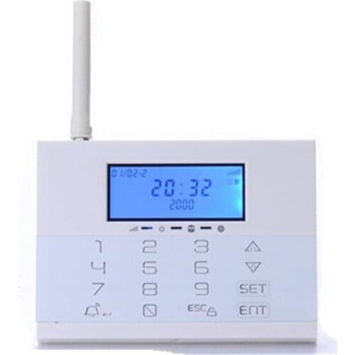 LCD Display Touch Keypad GSM+PSTN Dual Network Burglar Alarm System
