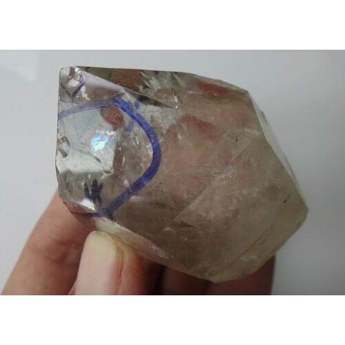 Tibet Water Clear Quartz Crystal Herkimer Diamond W Great Rainbows