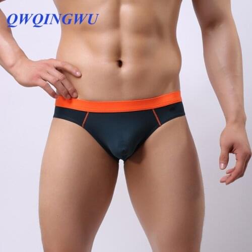 Briefs Men Underwear U Convex Thin Seamless Breathable Nylon Sexy Briefs Autumn And Winter New High Quality Soft Briefs