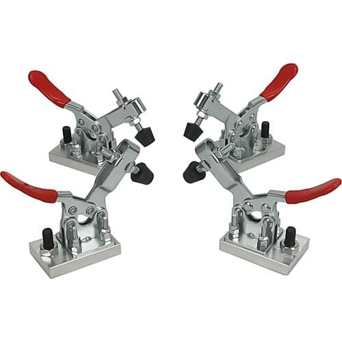 Clamps for woodworking Chuck Clamp Plate CNC Router Fixture Woodworking Aluminum Plate Fixing Toggle Clamp