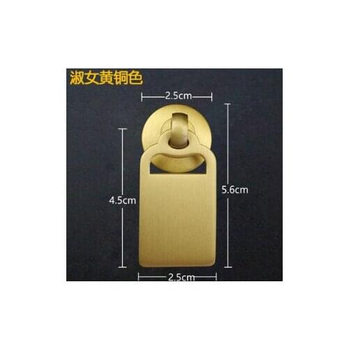 07 Chinese style imitation classic pure brass clothing shoes wine cabinet door Chinese medicine cabinet drawer