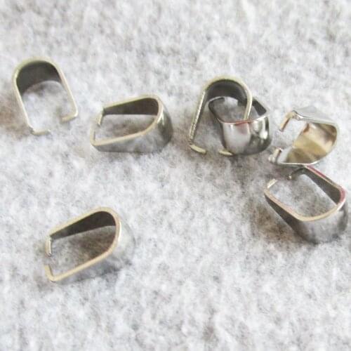 1000pcs/lot Stainless Steel Hooks Rings for Pet Dog Tags and Pendants Melon Seed Button Clasp