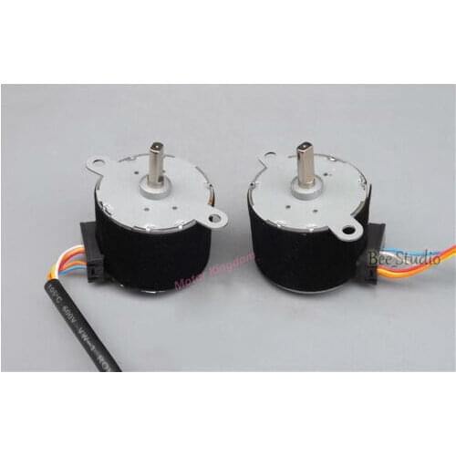 2PCS 35BY412 Micro Mini 35MM Full Metal Gear Stepper Motor DC 12V 2-Phase 4-Wire Stepping Gear Motor Reduction ratio 1/42.5