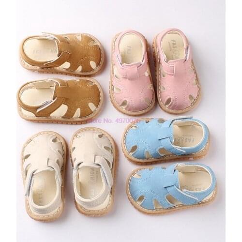 DHL 20pair Baby Boys and Girls sandals Summer fashion Infant sneakers non-slip Rubber sole baby Sandals