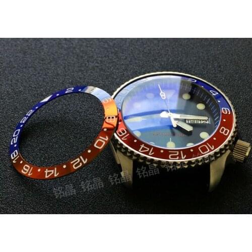 38*30.6mm SKX007 Slopping Ceramic Bezel Insert with No Luminous for SKX Divers